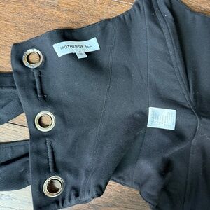 Mother of All - Nemesis Strapless Corset Top in Black